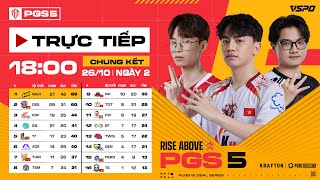 🏆PGS 5 CHUNG KẾT  NGÀY 2 🇻🇳 CES 🇻🇳 TE 🇻🇳 TDT TWIS SQ 🇰🇷 GEN 🇨🇳 PERO EF 🇨🇳 TIAN 🇹🇭FW [upl. by Anica]