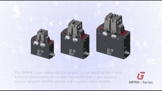 MPRM  2jaw radial selfcentering electric gripper [upl. by Ylrrad276]