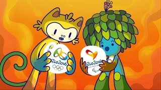 Rio2016 apresenta mascotes [upl. by Idnem]