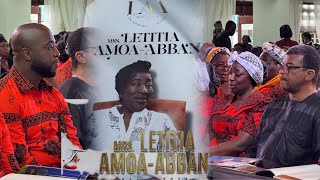 Burial Service of Dr Kofi Abban Läte Mother Mrs Leticia AmoaAbban  Těars all Over [upl. by Rein]