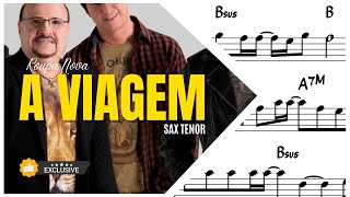 PLAYBACK PARTITURA SAX TENOR  A viagem Roupa Nova  MPB [upl. by Sioled]