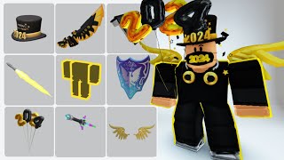 15 FREE YELLOW ITEMS ROBLOX NEW 2024 [upl. by Onaled181]