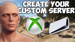 How to Create A Custom Server In Rust Console Edition Tutorial Xbox One PS4PS5  Rust Console [upl. by Ahsieym356]