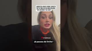 Andressa Urach sobre suposta treta com Juju em aniversário quotVou quebrar tua caraquot [upl. by Pretrice835]