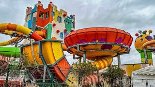 INSANE Space Bowl and Turbulence Water Slide at MIRAMAR [upl. by Jahn]