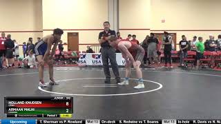 Junior 160 Holland Knudsen Utah Vs Armaan Malhi Canada [upl. by Ira908]