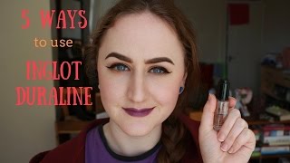 5 Ways To Use Inglot Duraline [upl. by Perle513]