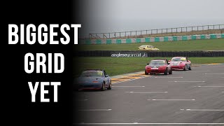 Endurance vs Sprint Spec Mazda MX5s at Anglesey  BRSCC Clubsport Trophy [upl. by Biagi411]