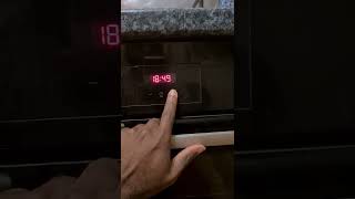 Bosch oven  setting a timer [upl. by Bomke648]