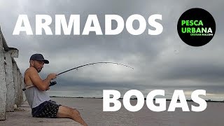 Pesca de bogas armados y morena PESCA URBANA Street Fishing [upl. by Maxa663]