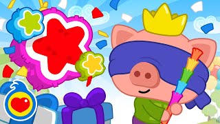 🎉Break the Piñata🍬PARTY🥳 Kids Songs ♫ Plim Plim  The Kindness Hero [upl. by Lyda856]