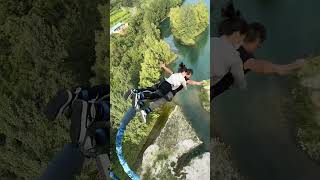 A wonderful couple bungee jump  play in World beautiful play china [upl. by Debra]