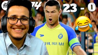 I Scored 23 Goals with Ronaldo in 1 Match😂😂 Funniest FIFA 24 Game Ever [upl. by Koetke]