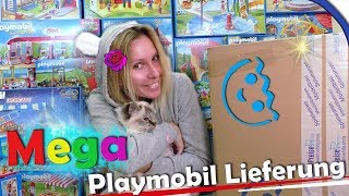 MEGA PLAYMOBIL Bestellung 💥😲 Riesen Playmobil HAUL 🤑 Unboxing deutsch [upl. by Aurora]