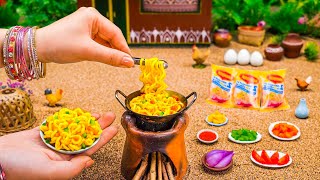 Miniature Yummy Masala Spaghetti Pasta Recipe  Indian Style Pasta Recipe  Yummy Cooking [upl. by Idarb]