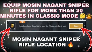 EQUIP MOSIN NAGANT SNIPER RIFLE FOR MORE THAN 20 MINUTES IN CLASSIC MODE [upl. by Aizti]