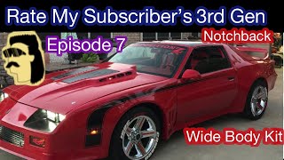 Episode 7 Rate my subscribers 3rd gen Camaro and Firebird [upl. by Blanca]