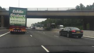 Helicopter crashes on m62 motorway [upl. by Rrats]