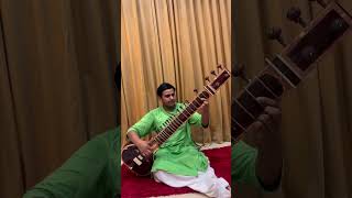 Raag Megh Malhar🎶🪕Shorts Music Sitar [upl. by Yessac908]