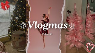 Vlogmas  Week 1 [upl. by Atiuqnahs]