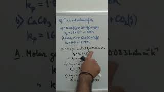 Problem Solving  kp and kc Relation jeechemistry neetchemistry chemistry [upl. by Anomer110]