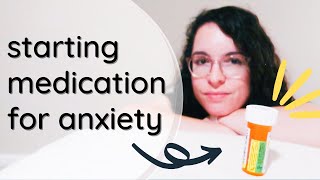 STARTING ZOLOFT FOR ANXIETY  Mental Health Update [upl. by Leschen211]