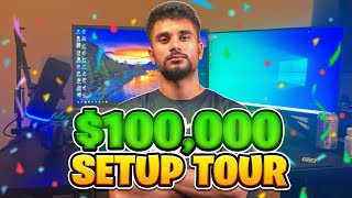 My 100000 2024 Fortnite Gaming Setup Tour [upl. by Fitzgerald]