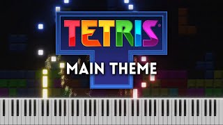 Tetris Main Theme  Piano Tutorial  Cover [upl. by Enirhtac982]