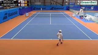 BRUNCLIK Petr CZE VS SBOROWSKY Yoshka FRA  Auray 3 [upl. by Pippy]