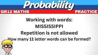 Gr 12 Probability  13 [upl. by Margalit]