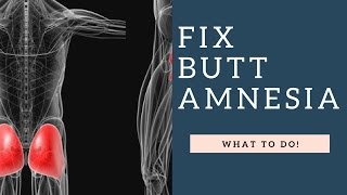 BEST Glute Activation Exercises To Fix Gluteal Amnesia AKA Dead Butt Syndrome [upl. by Dnomyad]