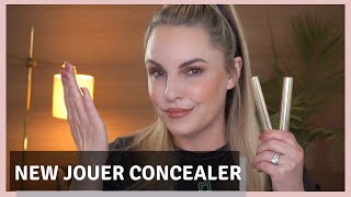 NEW JOUER COSMETICS Essential High Coverage Concealer  2 day wear TEST [upl. by Losyram]