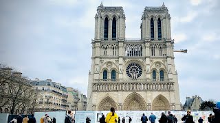 PARIS LIVE Notre Dame Cathedral is ringing bells for support of Ukraine March 3 2022 [upl. by Iblok813]