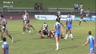 Highlights Round 1 Northern Pride V Ipswich Jetsmov [upl. by Gilson]