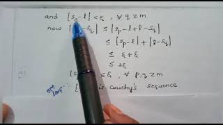 BSc 2nd year Realanalysis Cauchey sequence definition and theorem [upl. by Hemingway619]