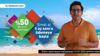 Söz konusu erken rezervasyonsa Tatil Budur Tam 25 yıldır🏝 [upl. by Redwine378]