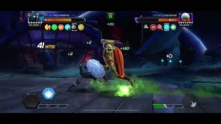 MCoC Steathy with Scorp vs Mysterio on node 49 sugar pill stunning reflection polka dot [upl. by Corneille]