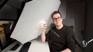 BEST Bounce Umbrella Softbox  Walimex Pro 109cm Review [upl. by Lach]