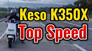 Keso eBike K350X GPS Stock Top Speed [upl. by Ellivnarg]