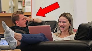 Embarrassing Phone Calls in Public Part 13 PRANK [upl. by Tiertza]