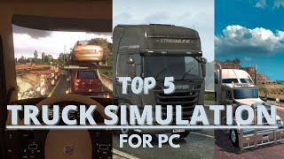 Top 5 truck simulation games for pc  2024 high graphics [upl. by Allison]