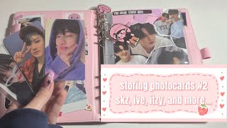 storing photocards 2  skz ive itzy and more 🎧 [upl. by Michel189]