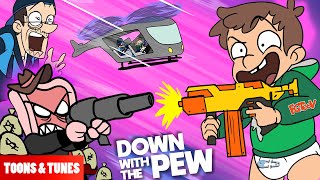 Down with the Pew 🎵 Animated Music Video based off FGTeeV Book feat FUNnel Vision [upl. by Adnohsal]