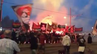 CURVA SUD MILANO  Chants against Napoli [upl. by Anwahsak367]