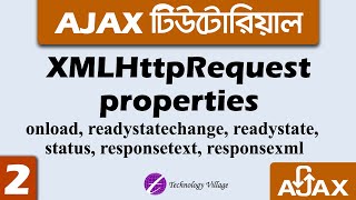 xmlhttprequest Properties  AJAX Tutorial for Beginners in Bangla  2 [upl. by Adnarahs]