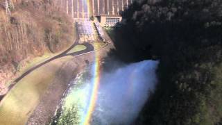 Fontana Dam water release [upl. by Ettelloc189]