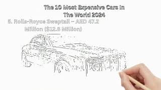 Drawing Car Rolls Royce Sweptail – AED 47 2 Million 12 8 Million [upl. by Ihculo]