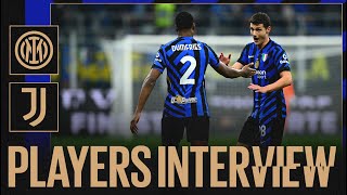 LE INTERVISTE DI ZIELINSKI E DUMFRIES  INTER 44 JUVENTUS  PLAYERS INTERVIEWS ⚫🔵🎙️v [upl. by Leipzig182]