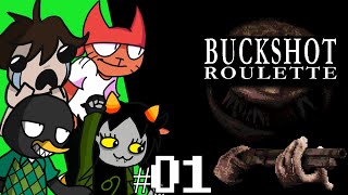 ROL3TA RUSSA COM OS PARÇA deu treta😡🔫 01 BUCKSHOT ROULETTE MULTIPLAYER [upl. by Eibocaj]