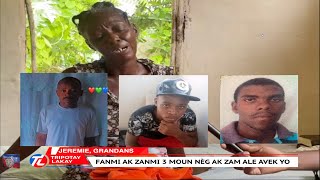 Nèg ak zam kagoule debake andedan yon kay yo ale ak 3 moun sa yo Fanmi yo mande leta pote yo sekou [upl. by Otila]